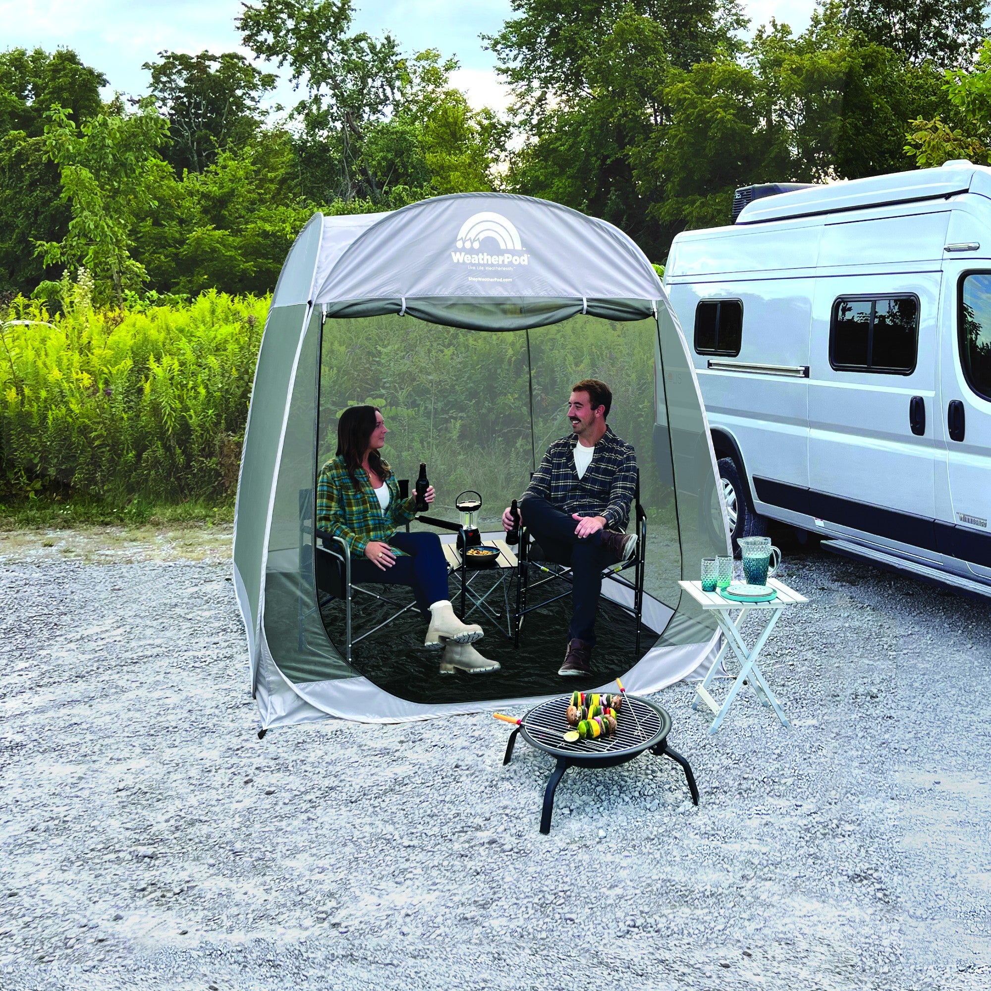 MonsterMesh™ 4-Person 78 × 78 Bug Screen Pop-Up Pod
