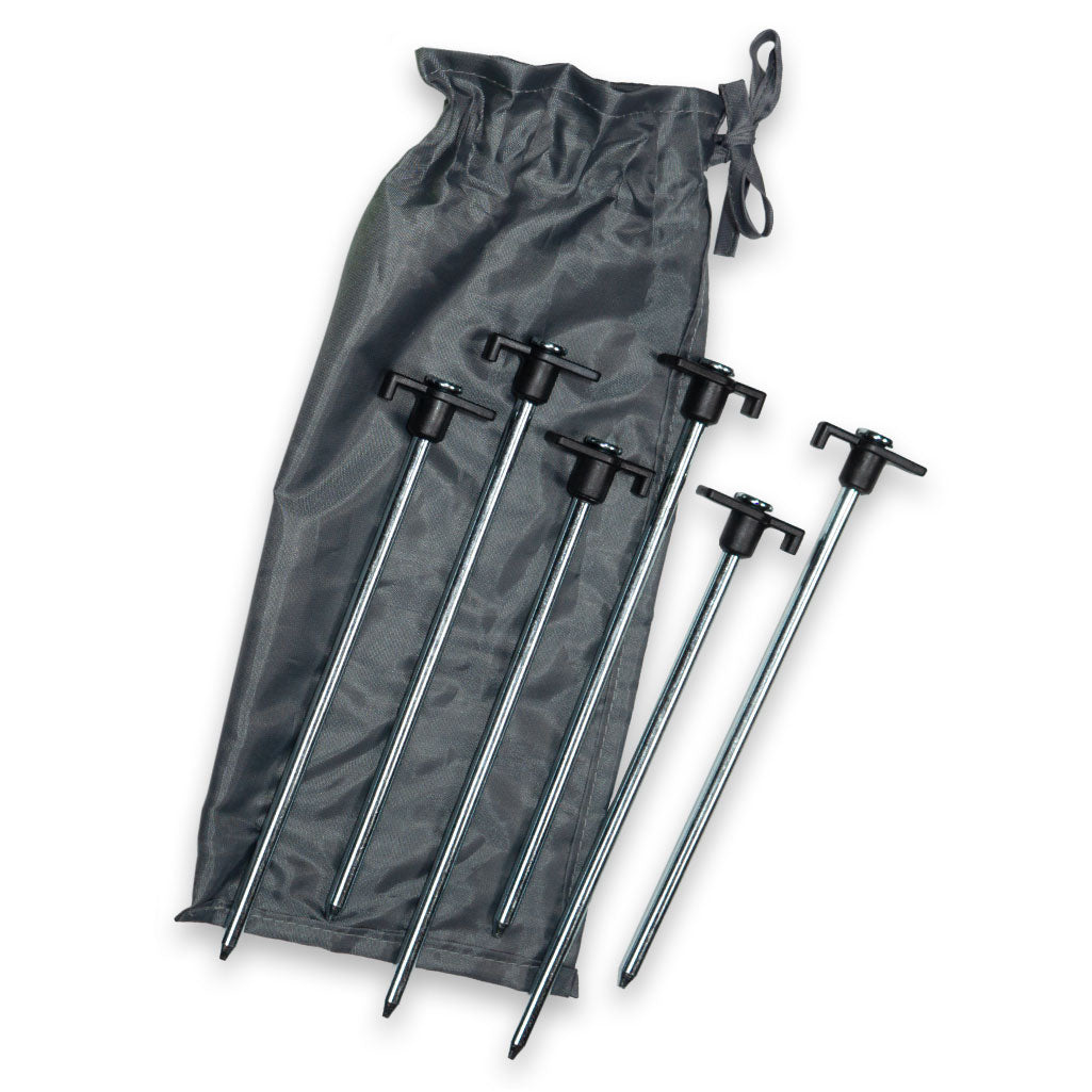 Six Heavy Duty Stakes with Bag