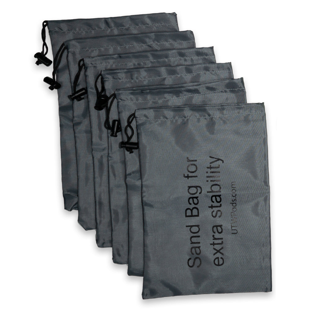 Six Fillable Sandbags