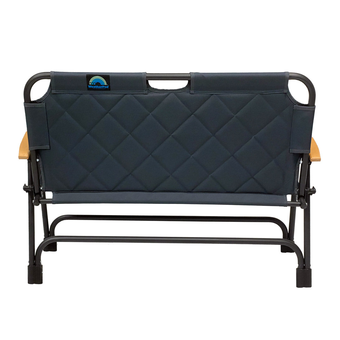 Folding camping outlet bench seat