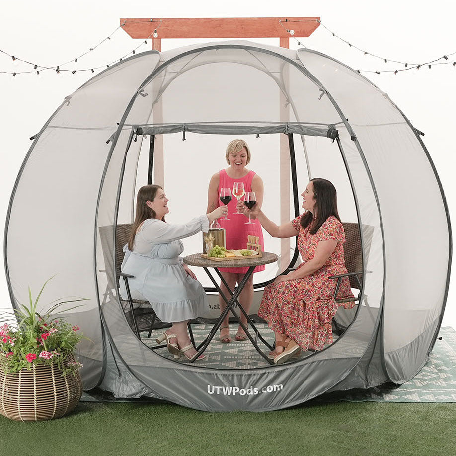 mesh tent DomePod® Mesh Bug-Screen 6-8 Person Pop-Up Tent