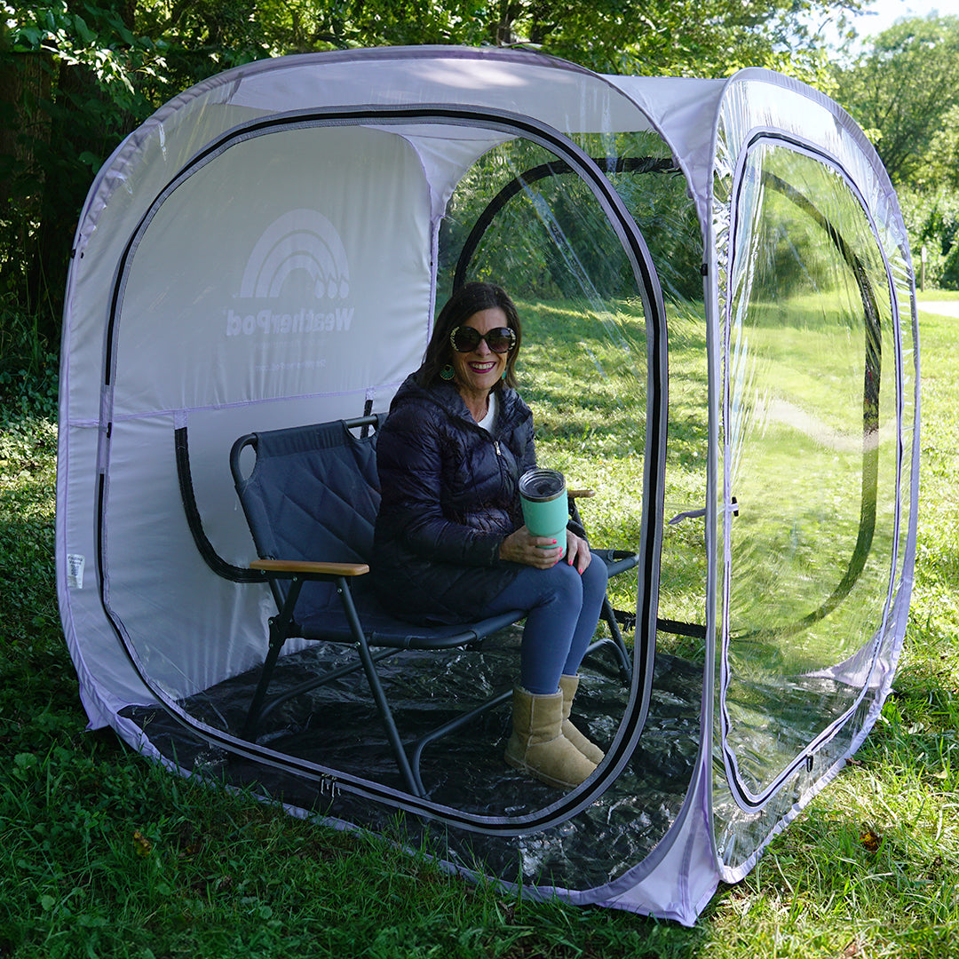 WeatherPod 2-4 Person Pop-Up Cube Tent Pod | WeatherPod