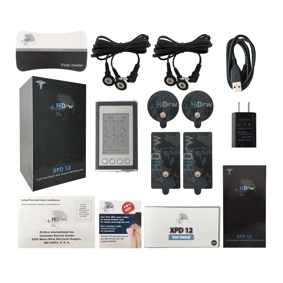 HiDow XDP12 Muscle Stimulator Unit with Electric Pulse