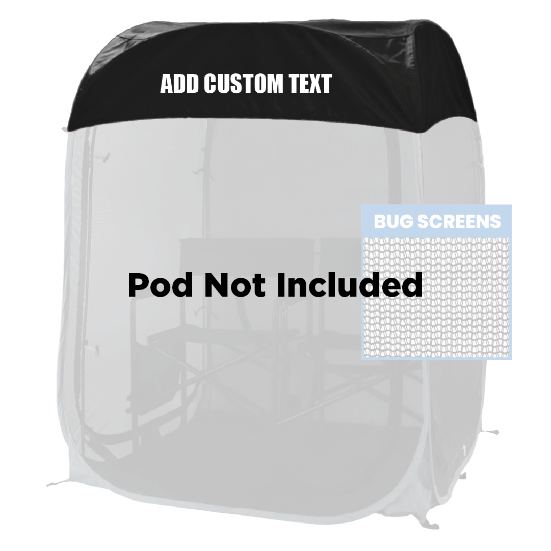 Black / Front (+$20), Black / Front & Back (+$35)