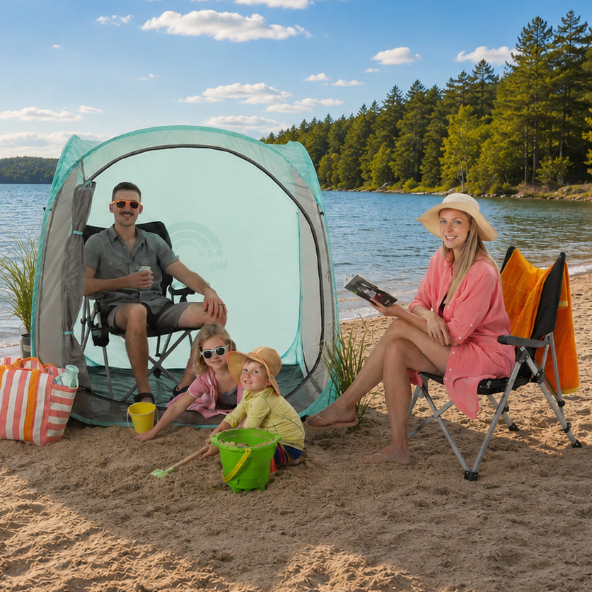 bug pop up tent WeatherPod MegaMesh 2-4 Person Screen Pop-up Pod,Silver Yunmeryker 2X Rennrad Bremshebel id-1422 Color:Vanquest Wolf Gray or an ordinary outdoor