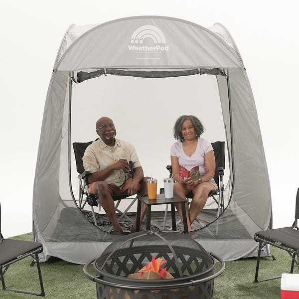 Bug-Screen Pod 4-Person Large Pop-Up Pod with Mesh | WeatherPod