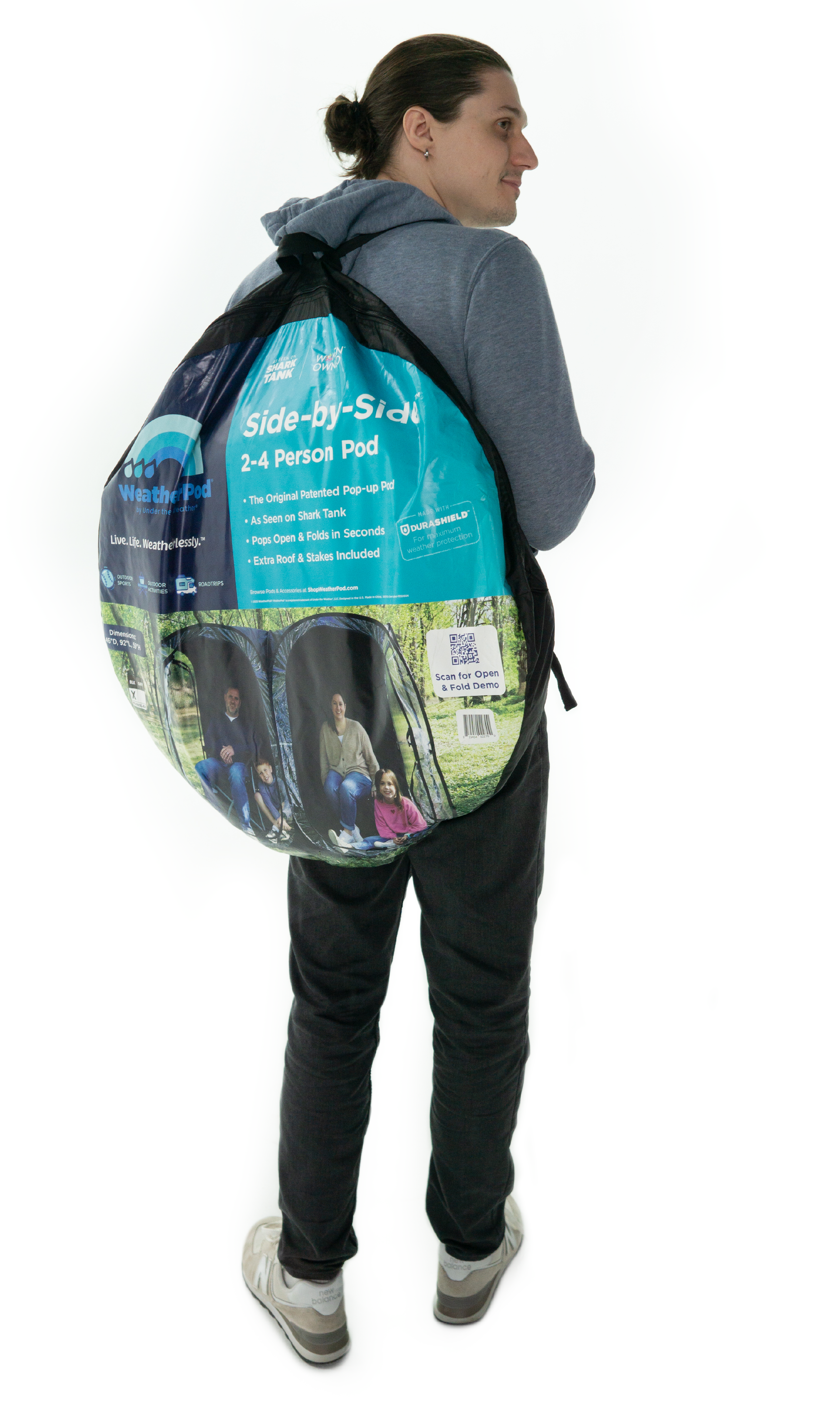 Side-by-Side™ 2-4 Person 92x46 Pop-Up Pod