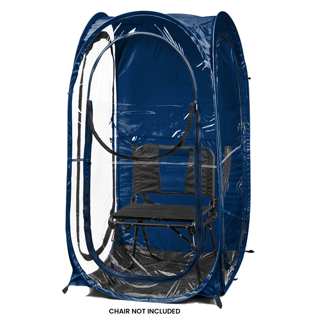 Clear Plastic / 3 Sides / Navy