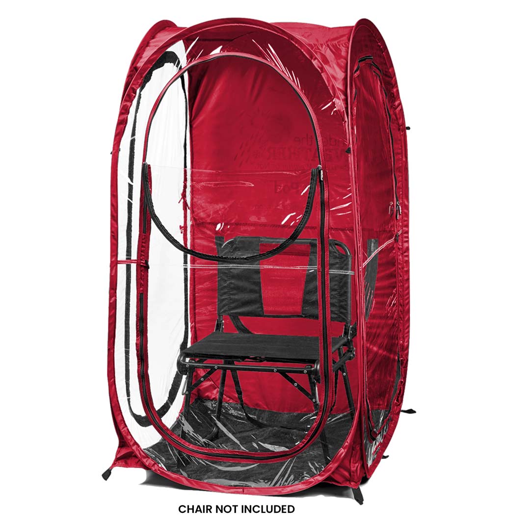 Clear Plastic / 3 Sides / Red