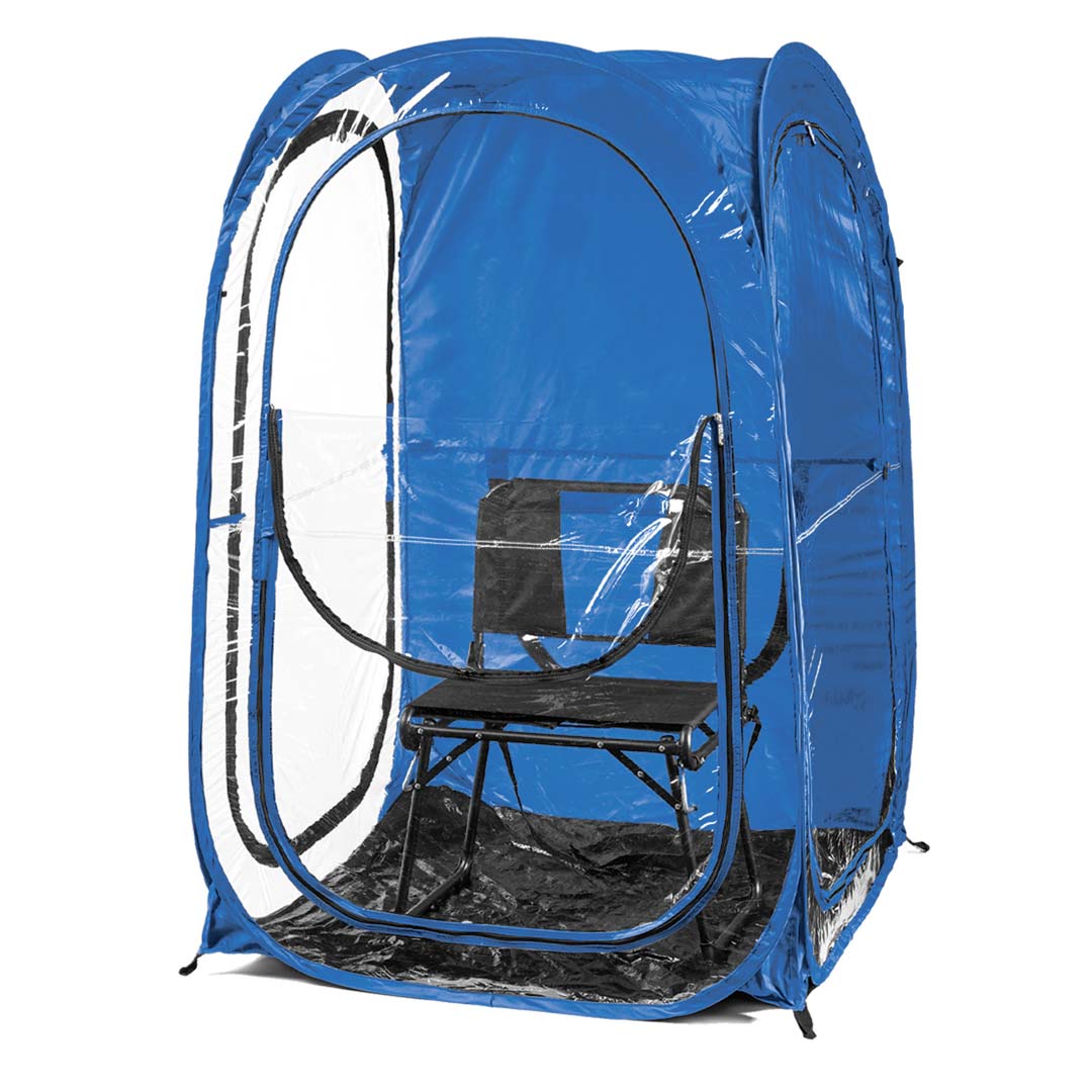 MyPod™ Large 1-Person 40 × 40 Pop-Up Pod – Royal Blue & Hunter Green (Clearance)