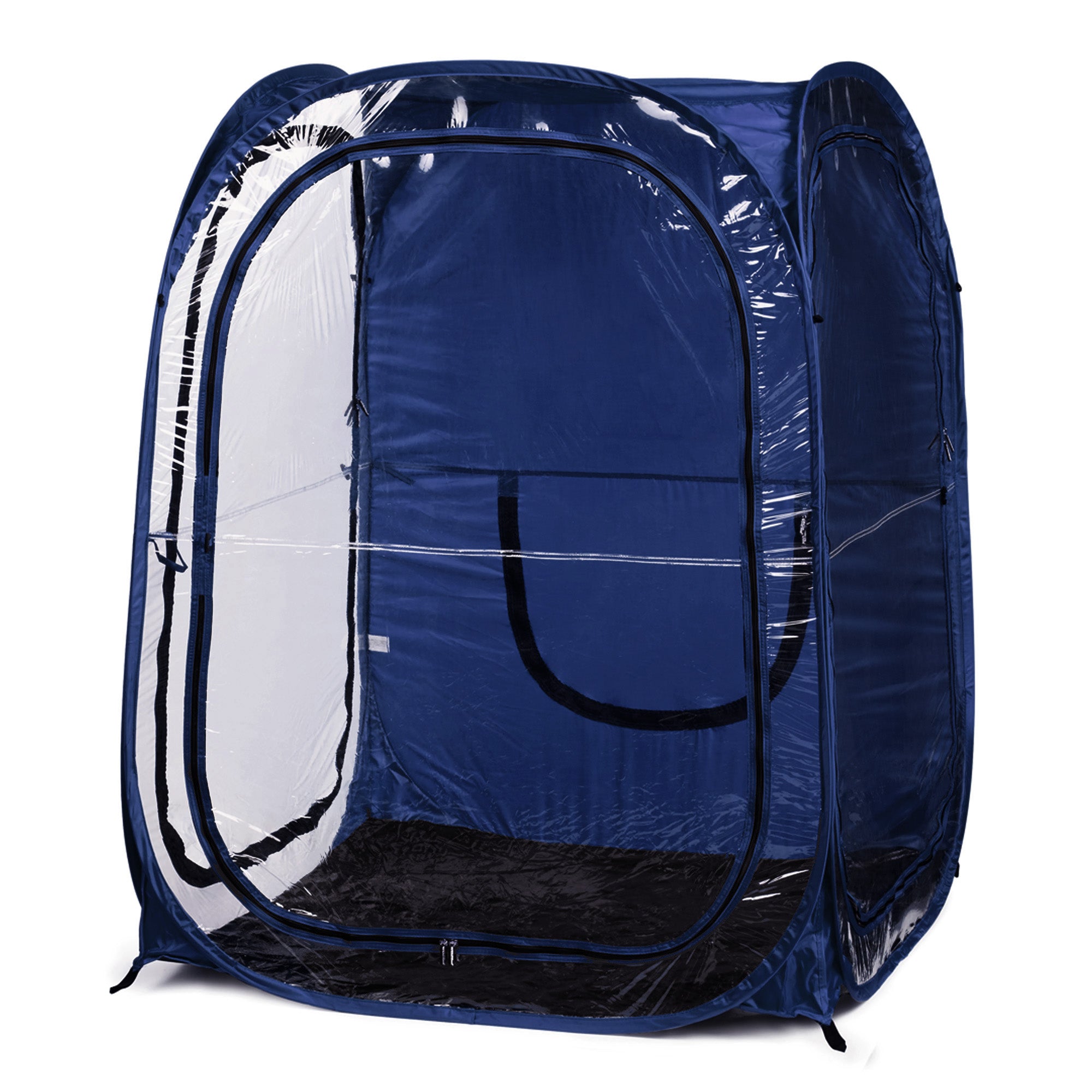 Clear Plastic / Navy