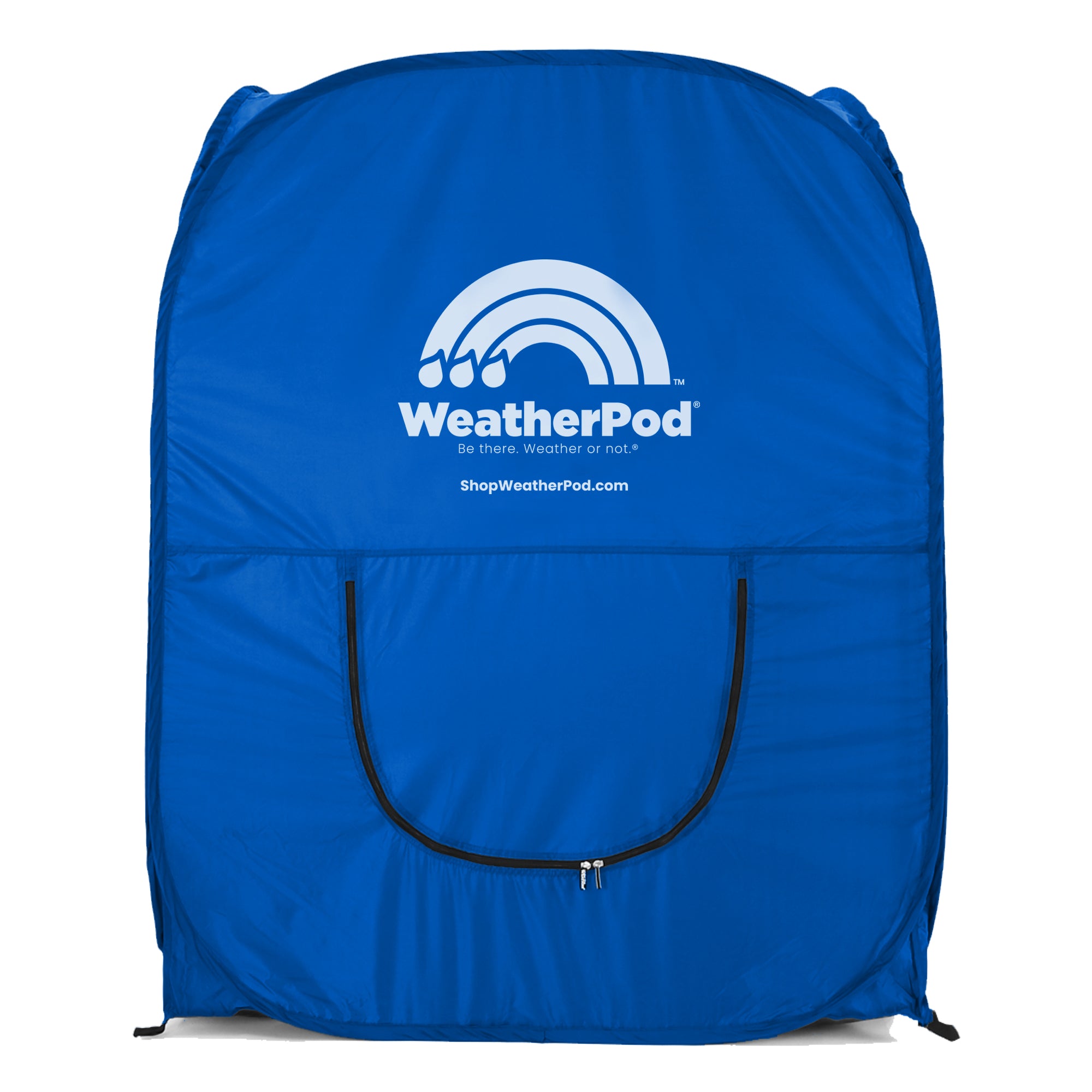 Clear Plastic / Royal Blue