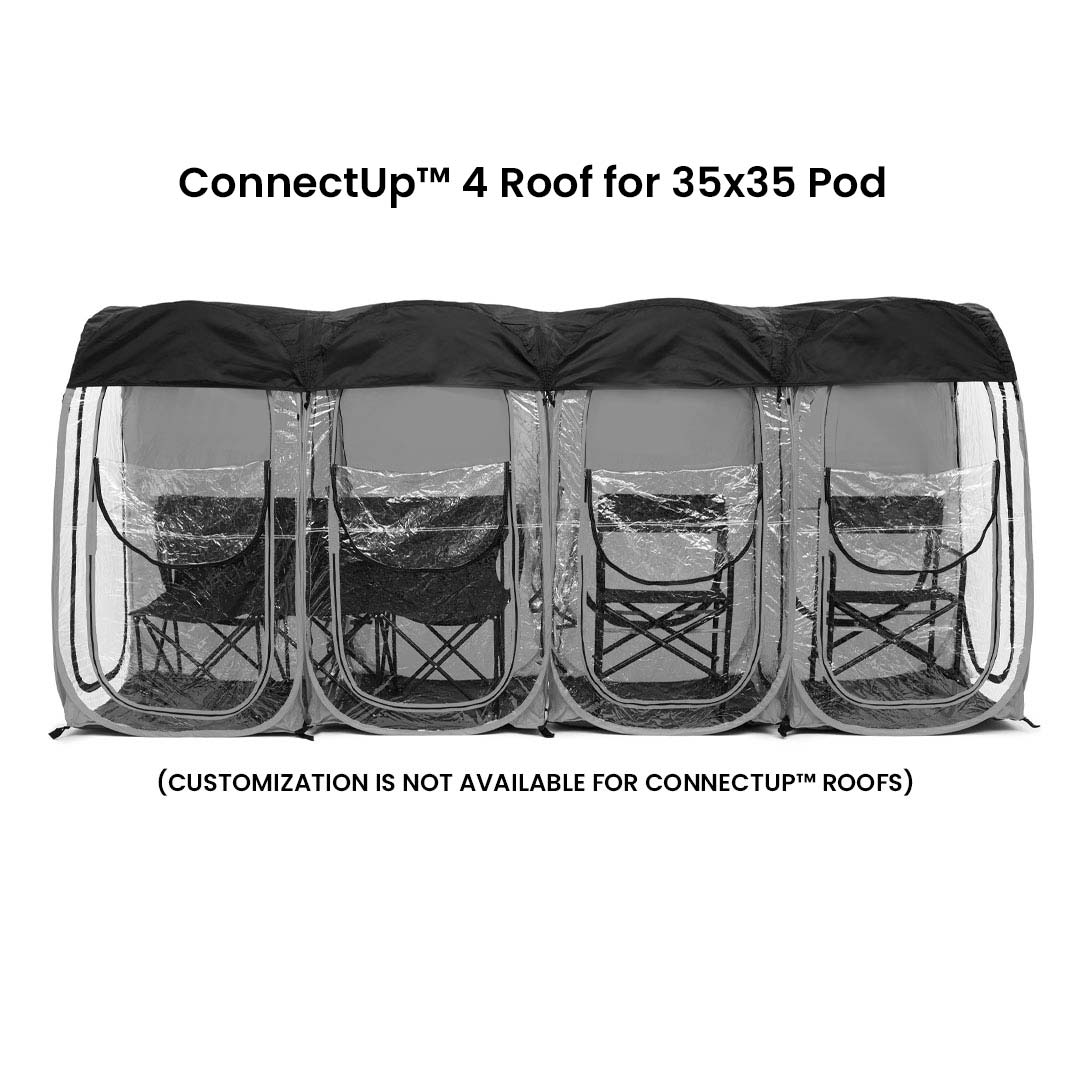 ConnectUp™ Roof Cover for Four MyPod™ Small 35x35 Pop-Up Pods