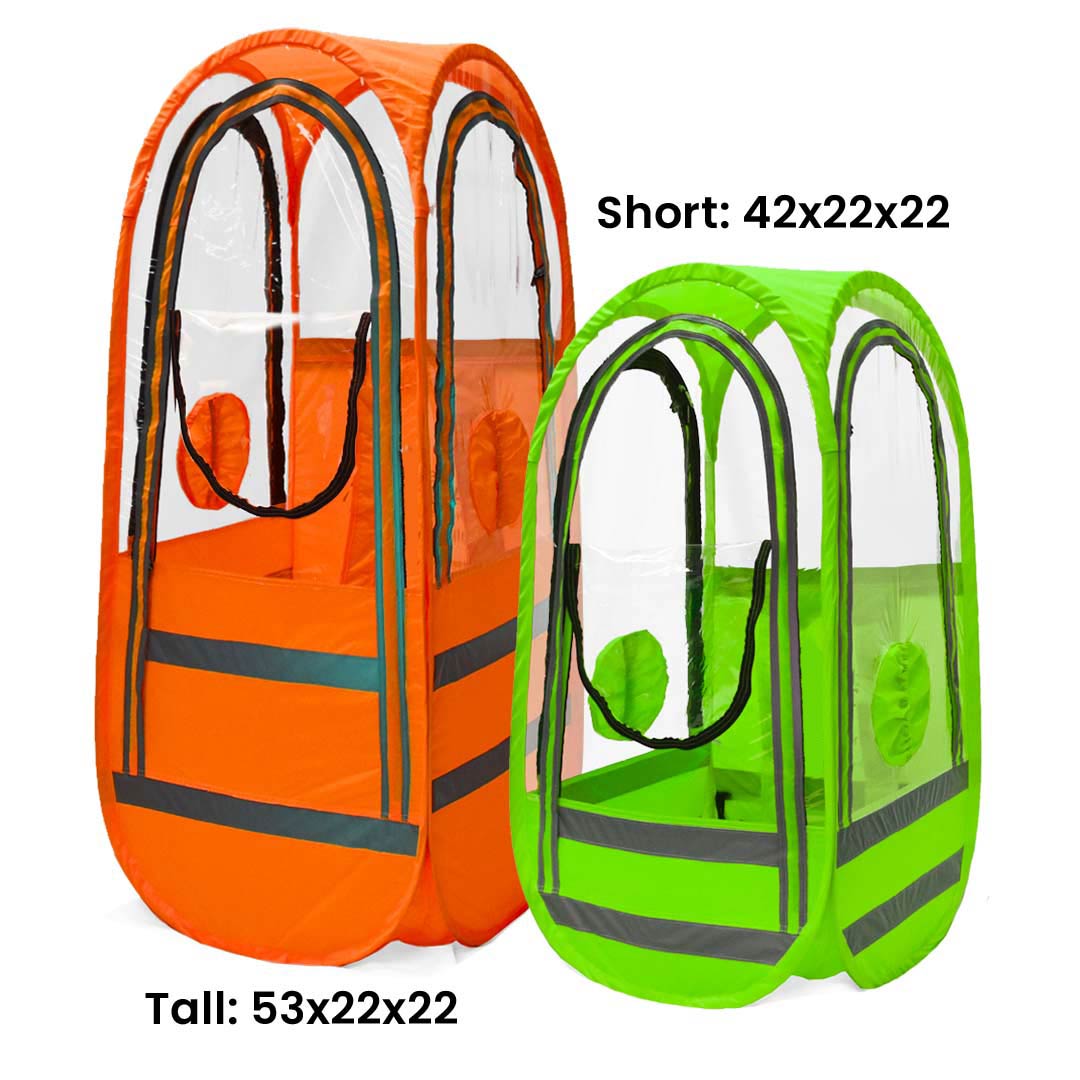 WalkingPod® Pro 22x22 Wearable Pop-Up with Hi-Vis Reflective Strips
