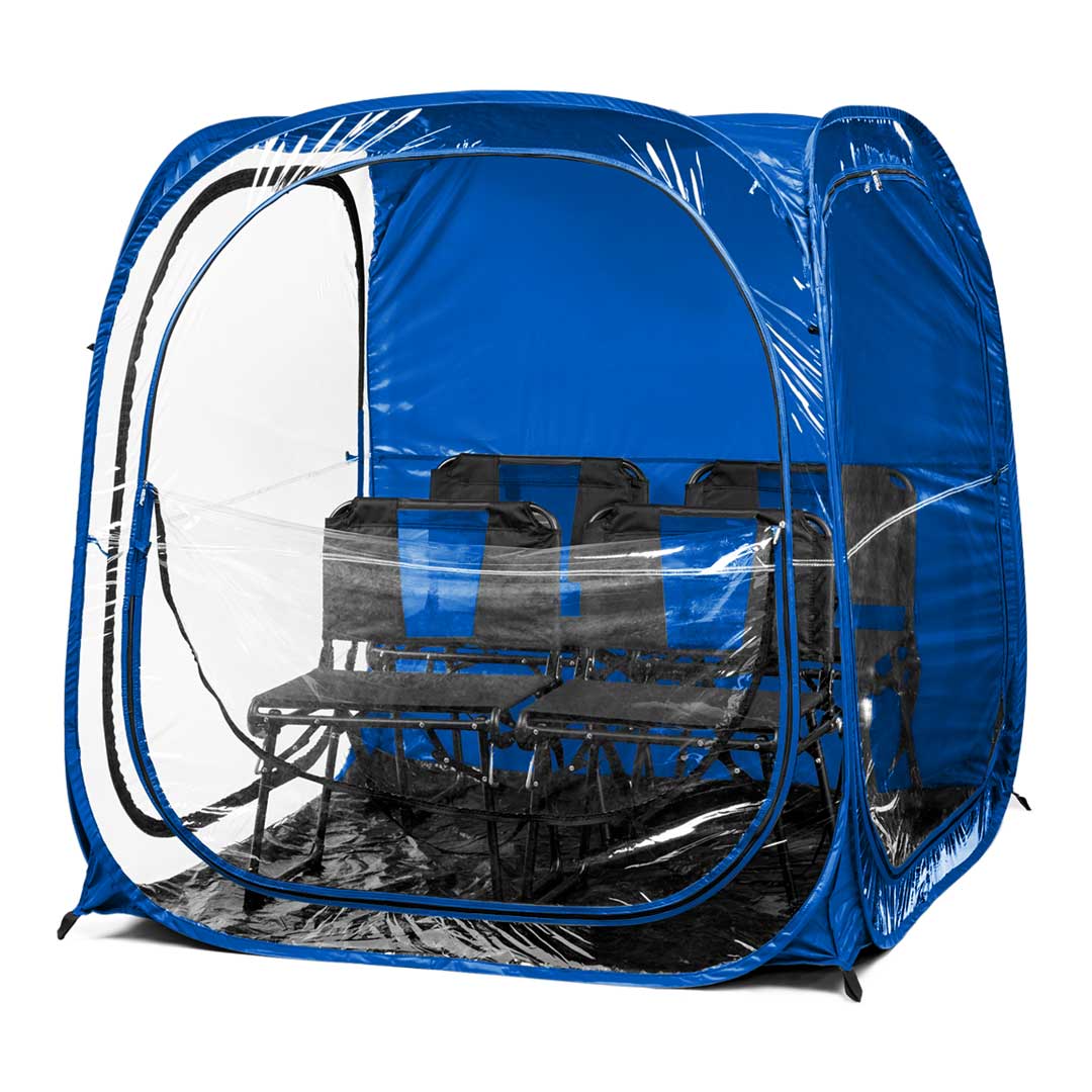 under the weather tent WeatherPod 2-4 Person Pop-Up Cube Tent Pod