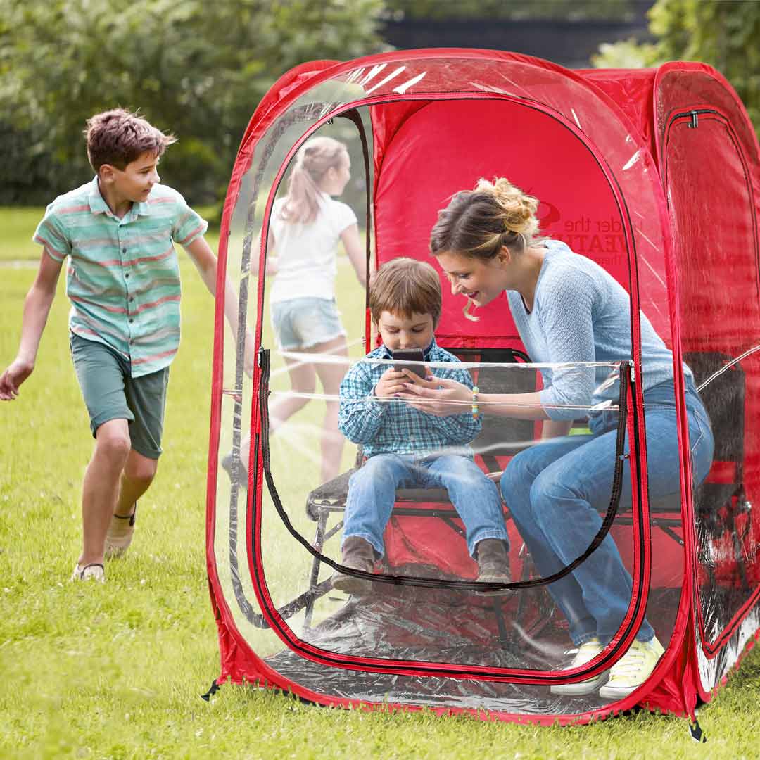 MyPod™ XL 1-2 Person 46 × 46 Pop-Up Pod – Red (Clearance)