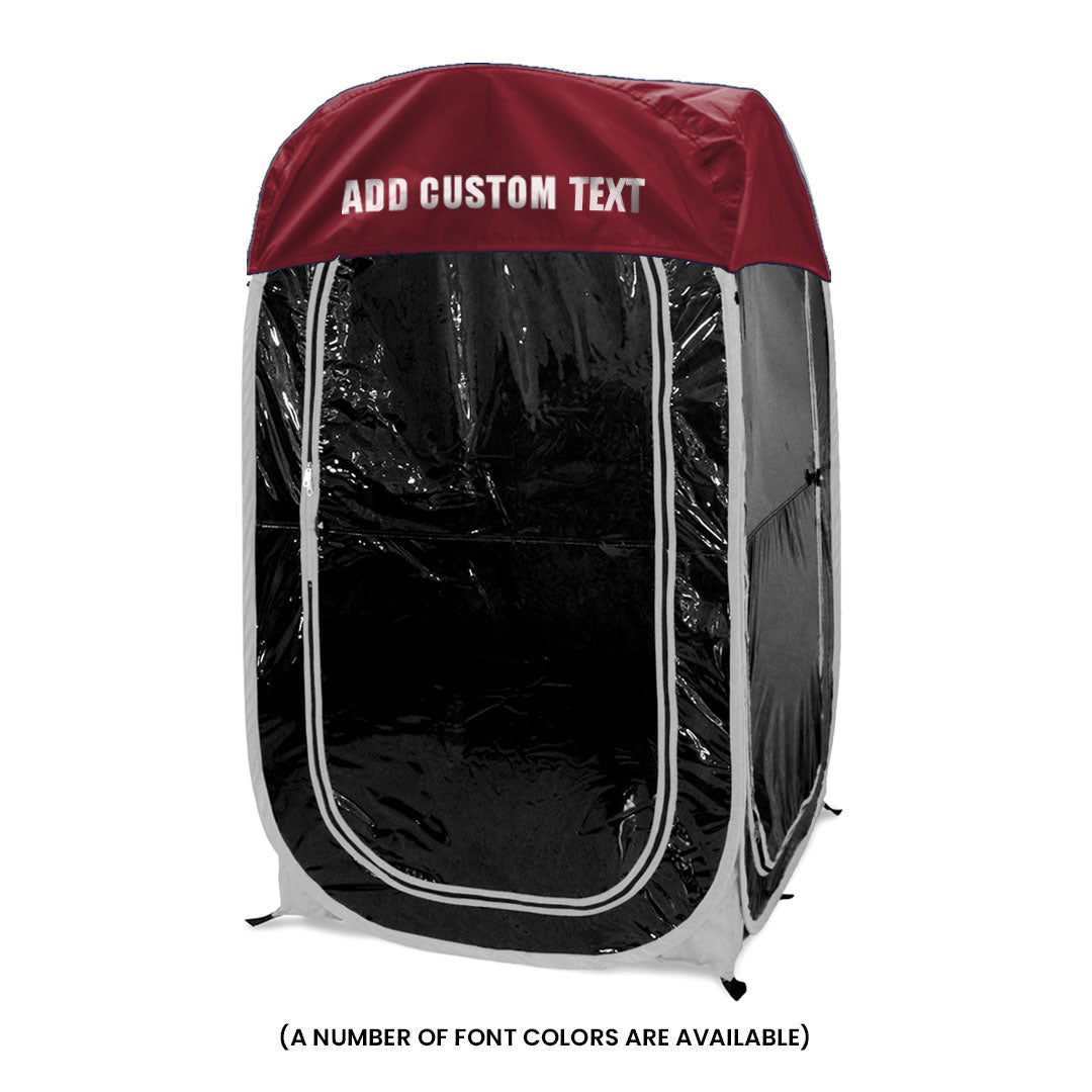 Maroon / Front (+$20), Maroon / Front & Back (+$35)