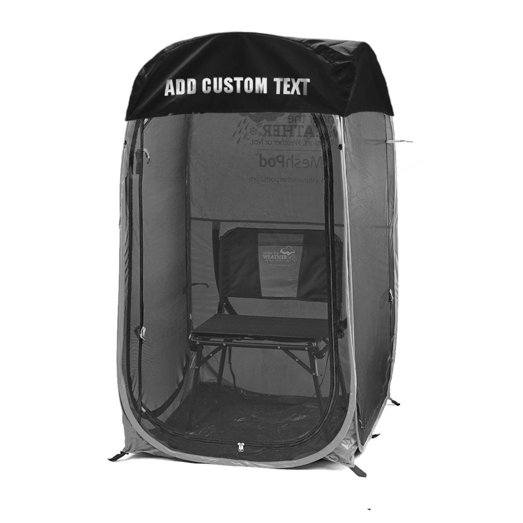 Black / Front (+$20), Black / Front & Back (+$35)