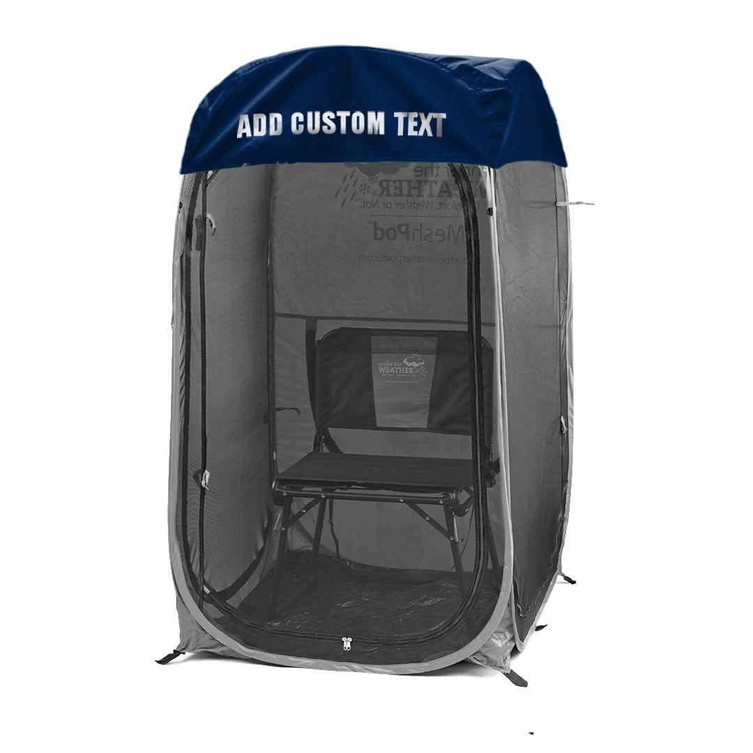 Navy / Front (+$20), Navy / Front & Back (+$35)