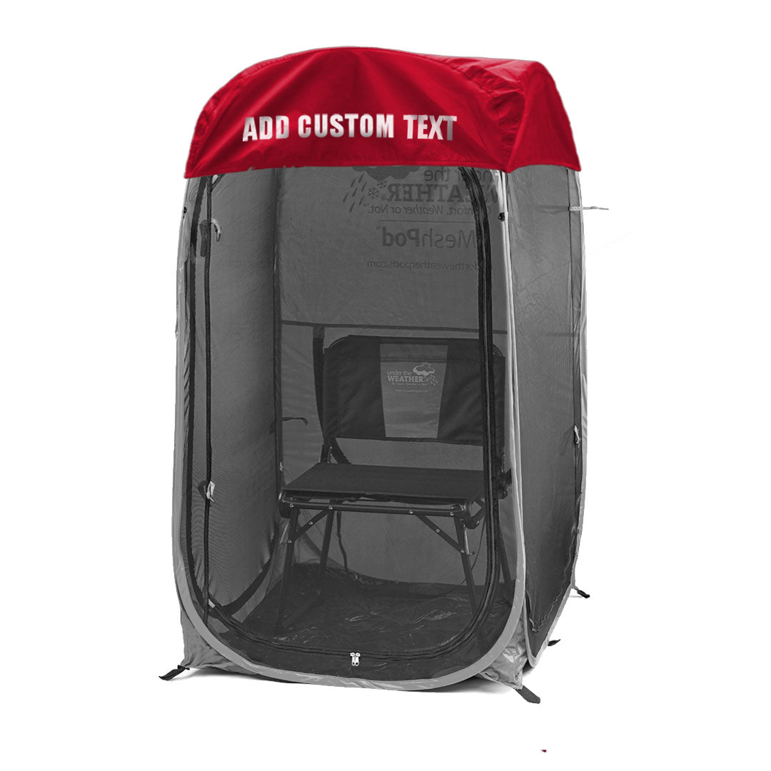 Red / Front (+$20), Red / Front & Back (+$35)