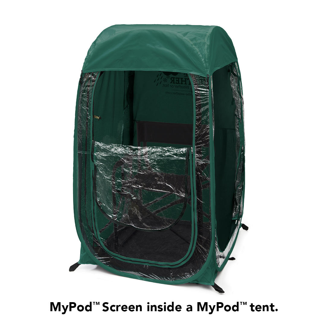 MyPod Screen Insert - Under the Weather® - Personal pop-up sports tent for mom, dad, kids, parents - Perfect for soccer, baseball, softball, football, youth team sports - As Seen on Shark Tank