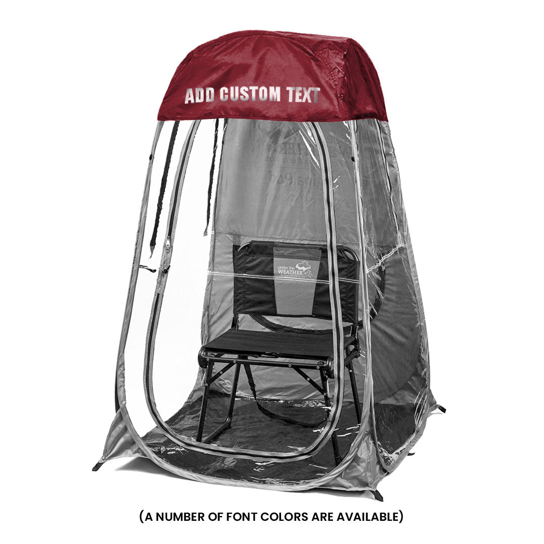Maroon / Front (+$20), Maroon / Front & Back (+$35)