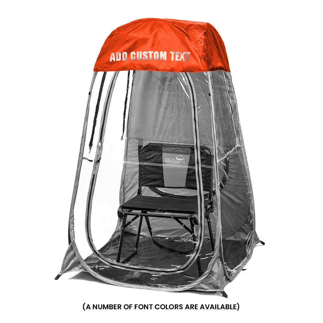 Orange / Front (+$20), Orange / Front & Back (+$35)