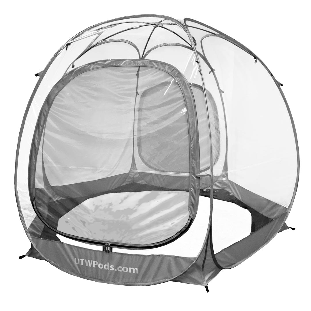 Weather Pod 10 Foot 6-8 Person 6-Panel Four Season Pop-Up Dome Tent