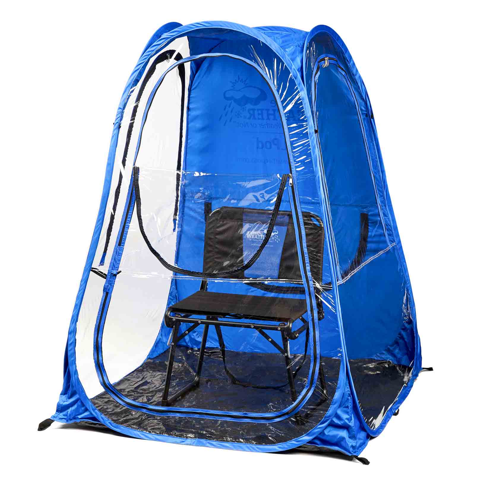 OriginalPod XL 1-Person Pop-up Tent - Royal Blue - Under the Weather® - Personal pop-up sports tent for mom, dad, kids, parents - Perfect for soccer, baseball, softball, football, youth team sports - As Seen on Shark Tank